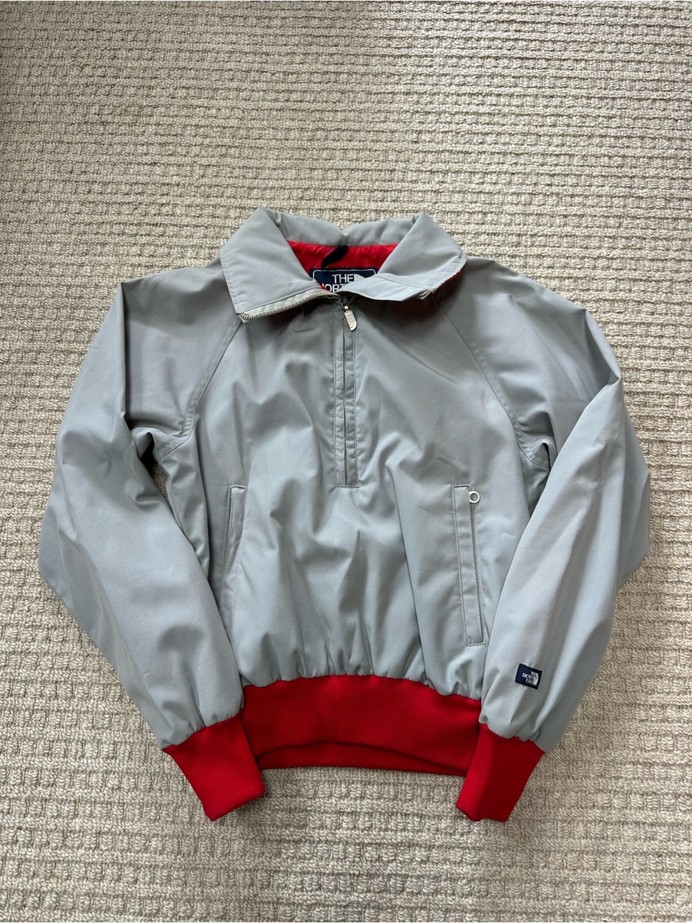 The North Face Women’s Vintage 80s Half Zip 
Pullover Bomber Jacket Sz S